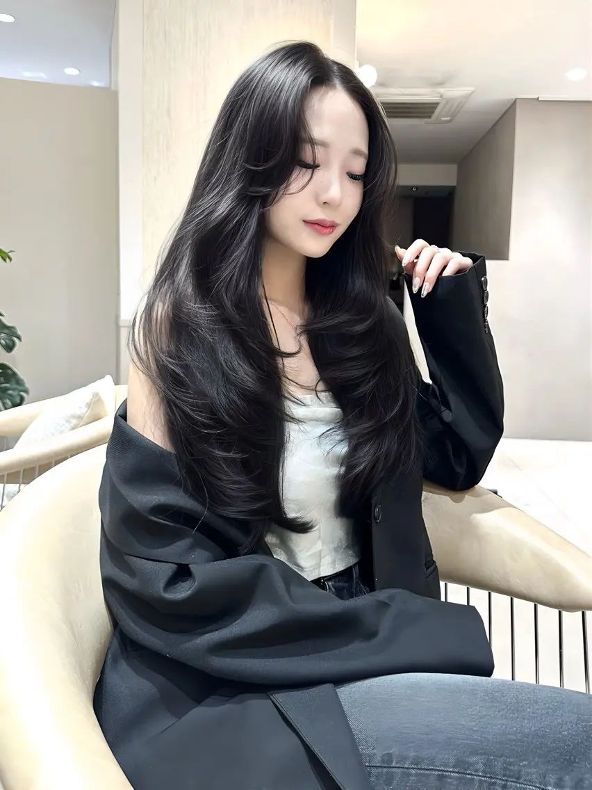 ロング カラー ♡Yoshino♡ 色っぽトレンドヘアのヘアスタイル