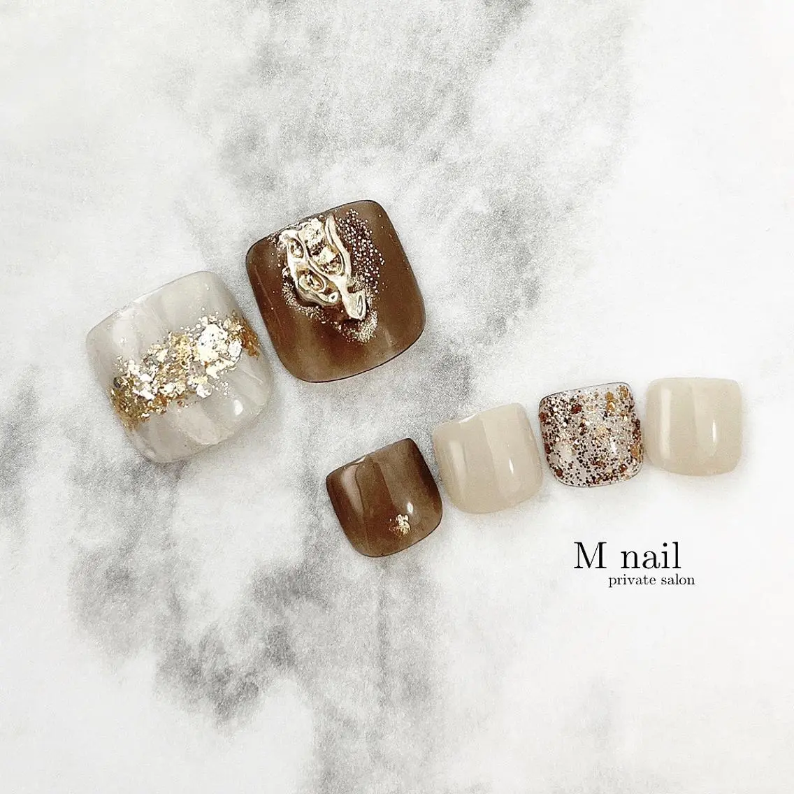 ネイル フットネイル M nailのネイルデザイン