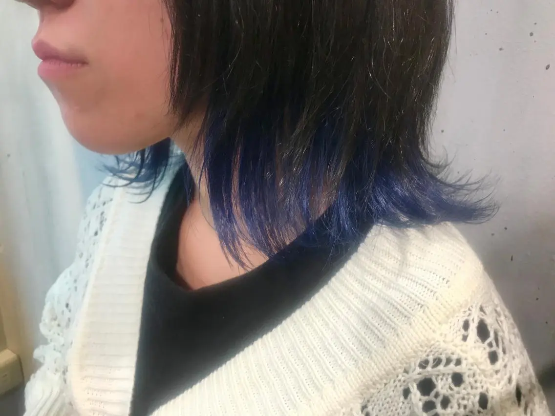 ミディアム カラー インナーカラー 透明感カラー/ レイヤー　YUKAのヘアスタイル