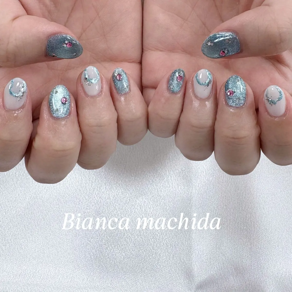 ネイル ハンドネイル Bianca 🌟 yanagihasiのネイルデザイン