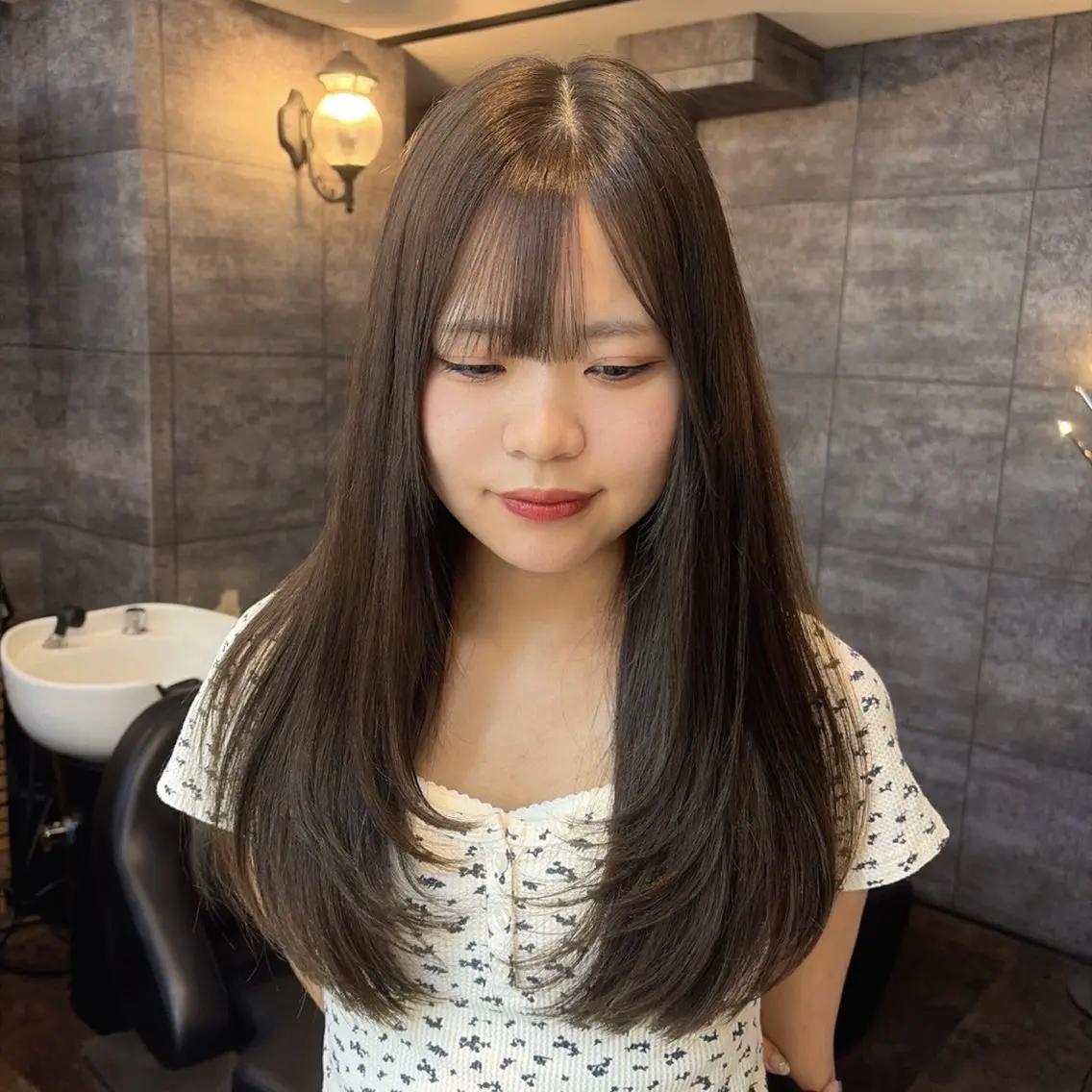 ロング カラー カット ブリーチ💕カット 💕みゆう💕大宮のヘアスタイル