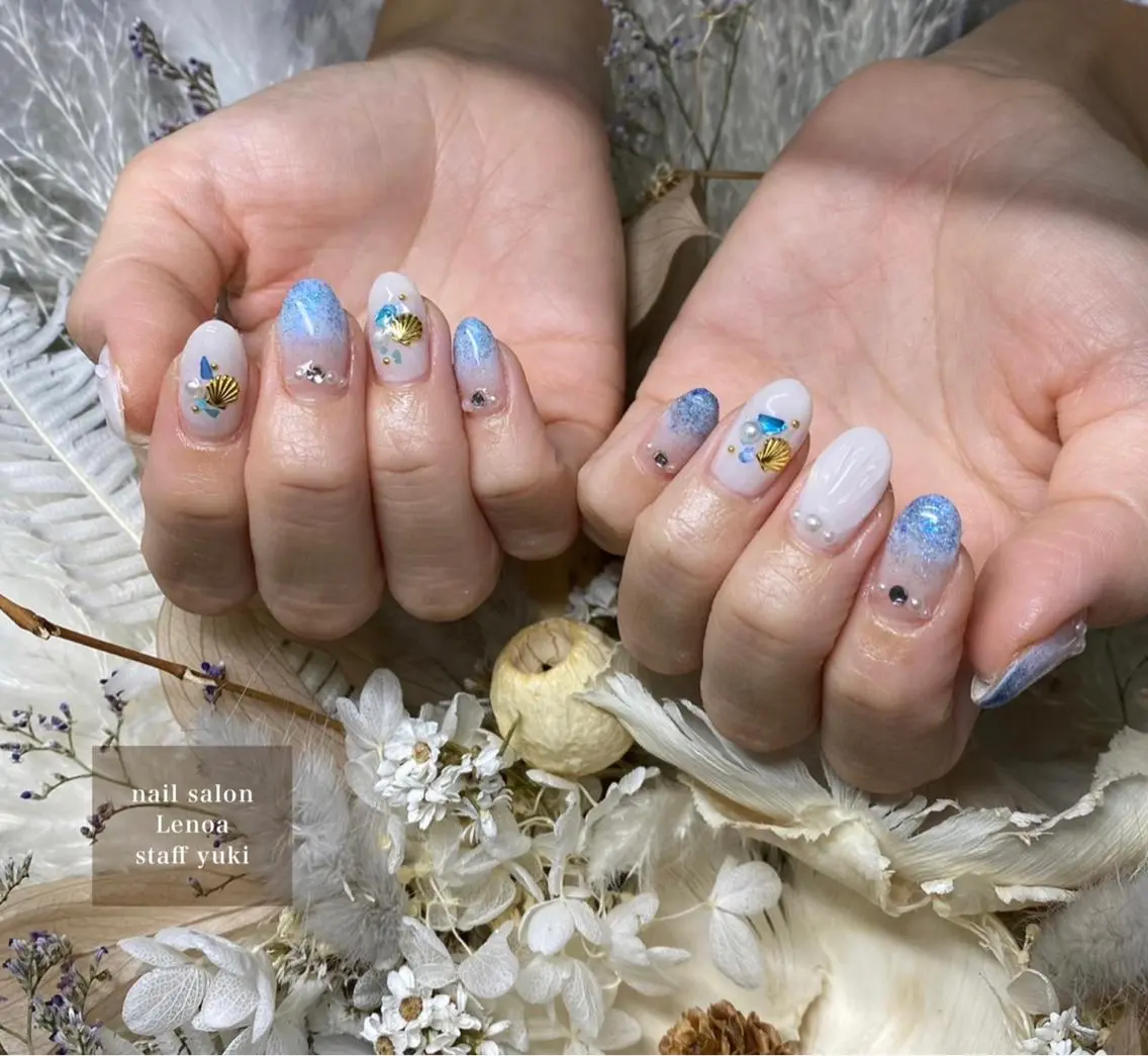 ネイル マツエク・マツパ ハンドネイル Tielu Yukiのネイルデザイン
