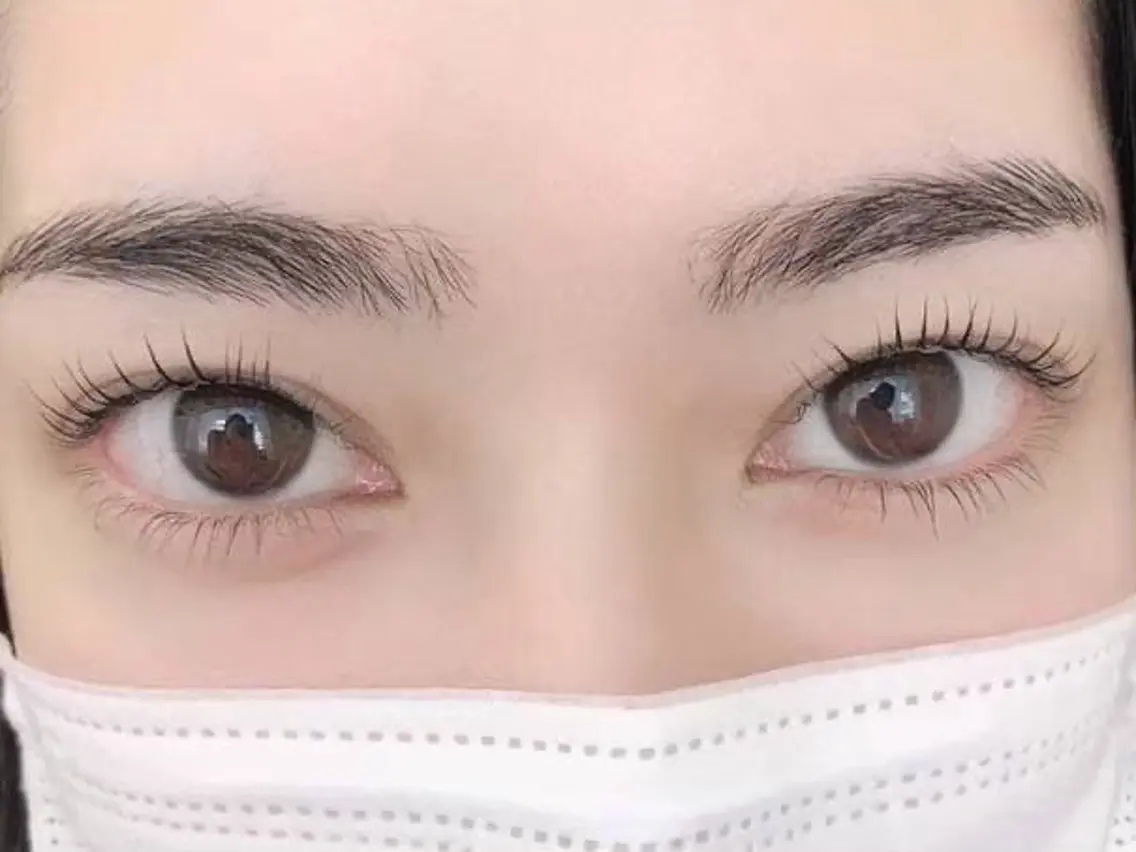 下まつ毛パーマの写真
