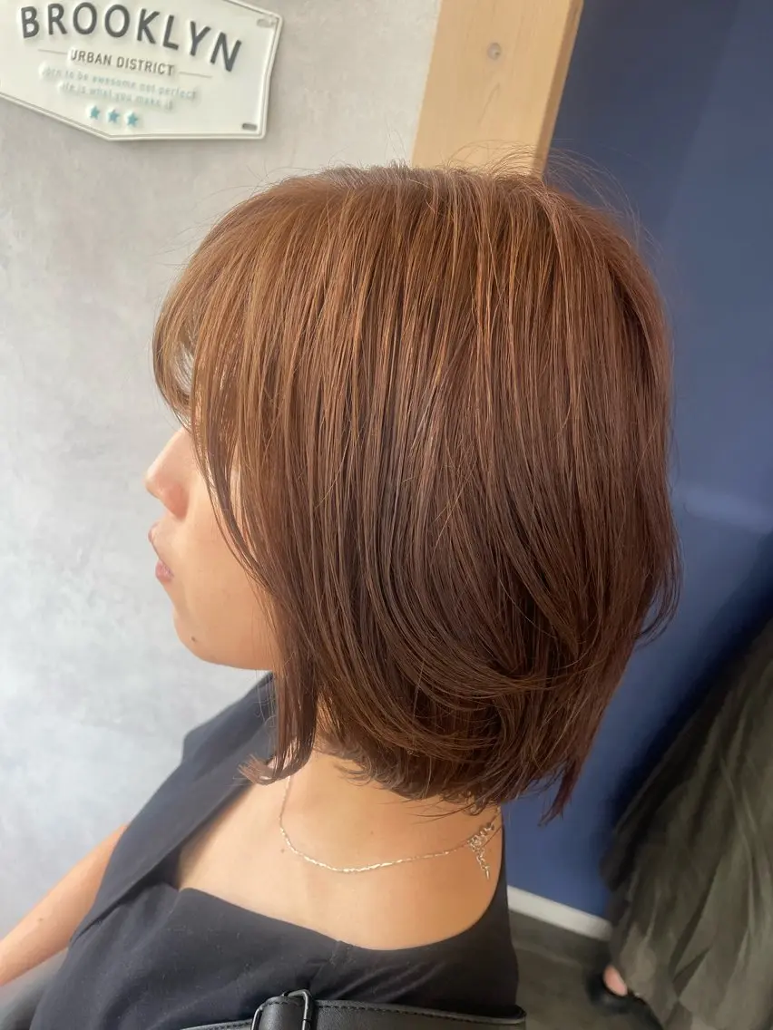 ミディアム カラー bloom富里店 真衣のヘアスタイル