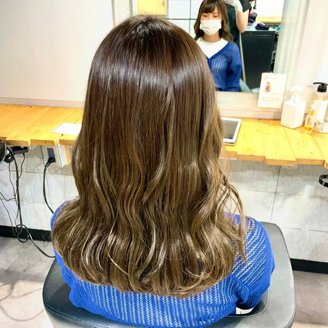 ロング ヘアカラー トリートメント ヘッドスパ レイヤーStyle 🪽菜々実のヘアスタイル