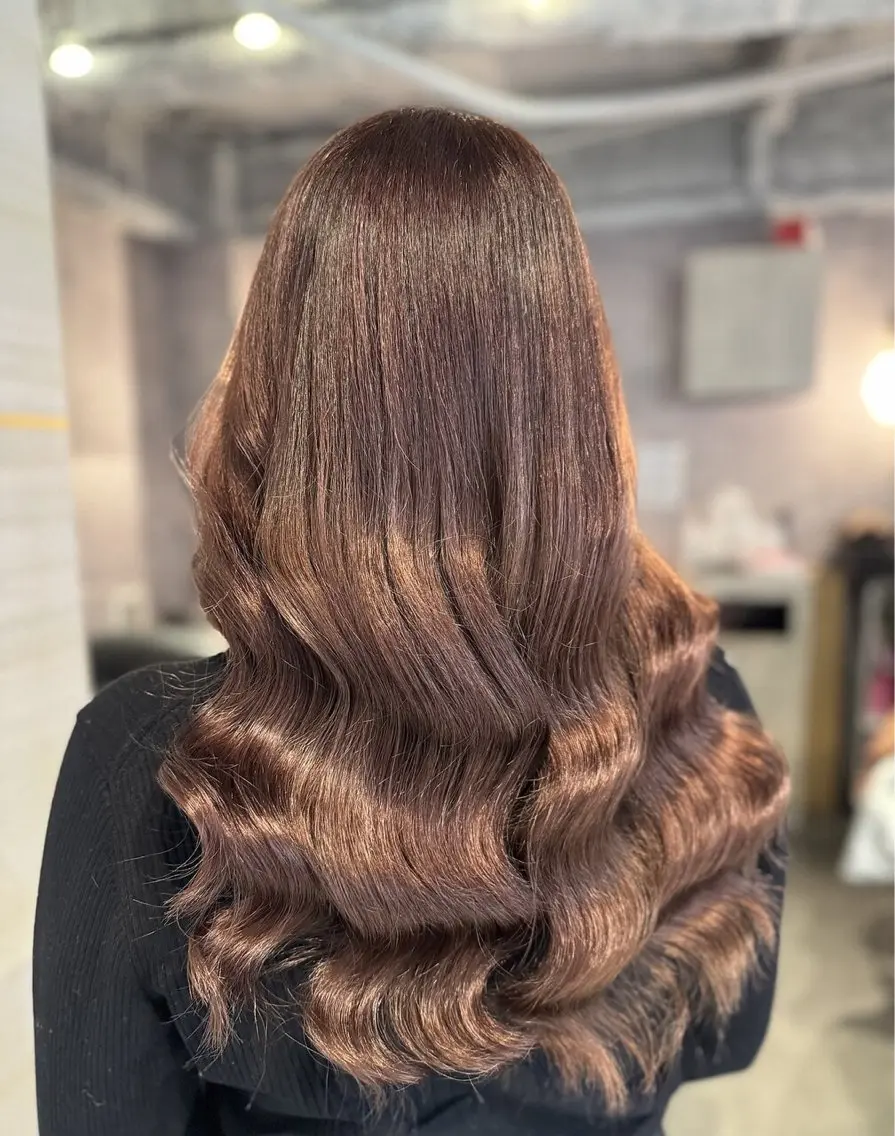 ロング カラー 芳賀 莉菜のヘアスタイル