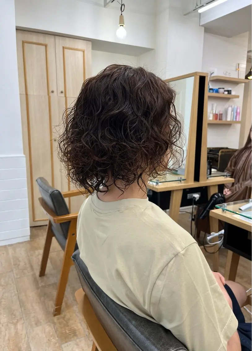パーマ メンズ 暖色color🥀メ ンズパーマ/Yunaのヘアスタイル