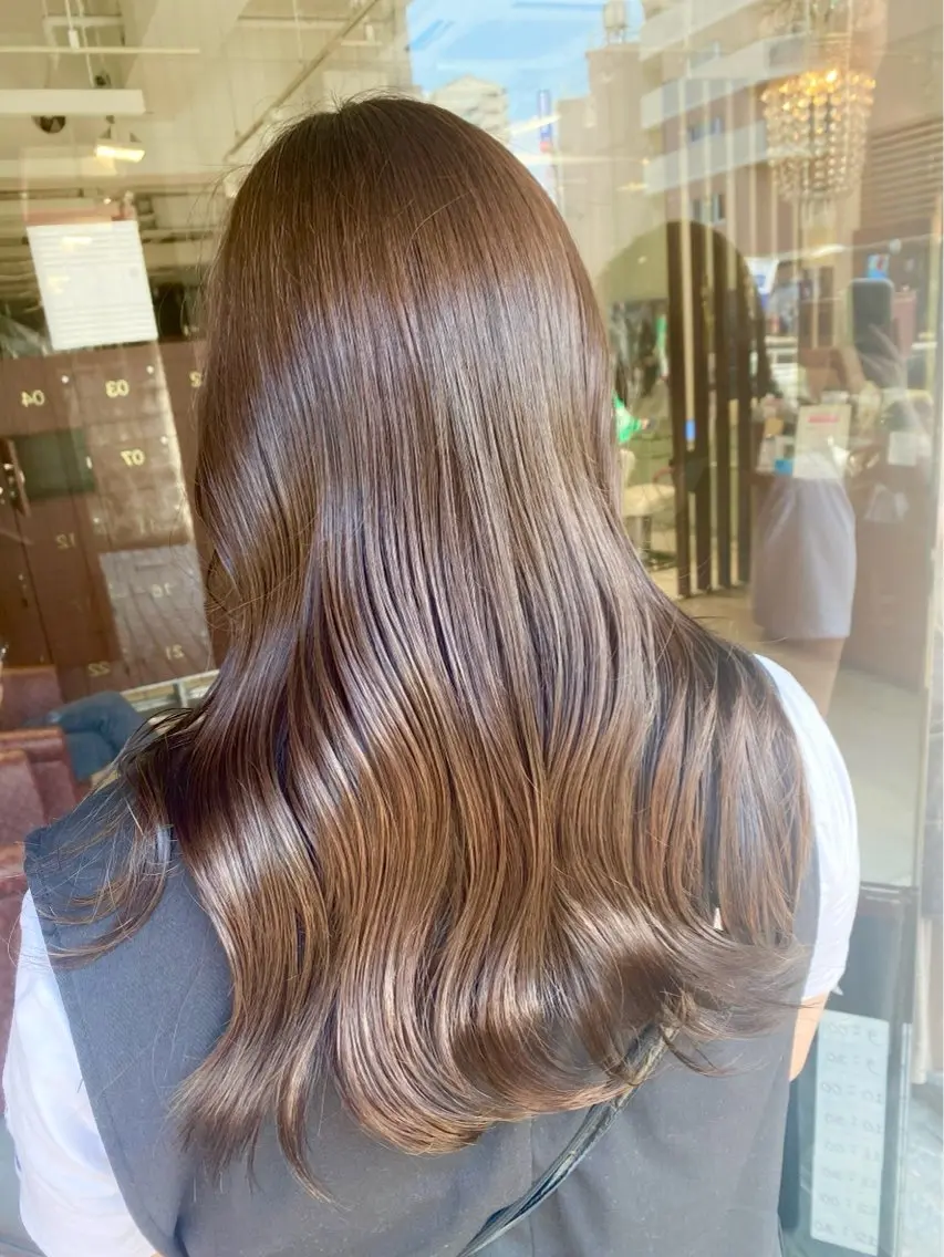 カラー ヘアカラー 松倉 千紘のヘアスタイル