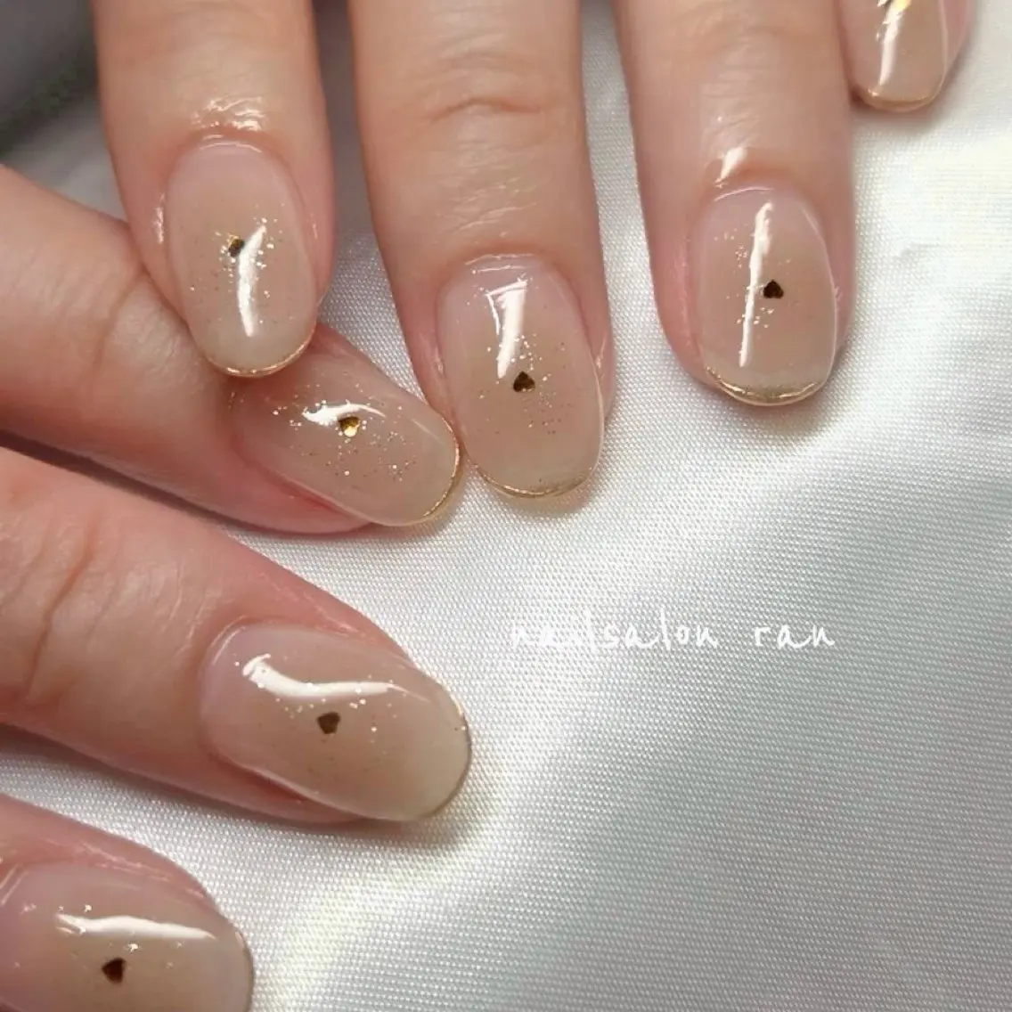 ネイル チークネイル ハンドネイル ハンドケア nailsalon ranのネイルデザイン
