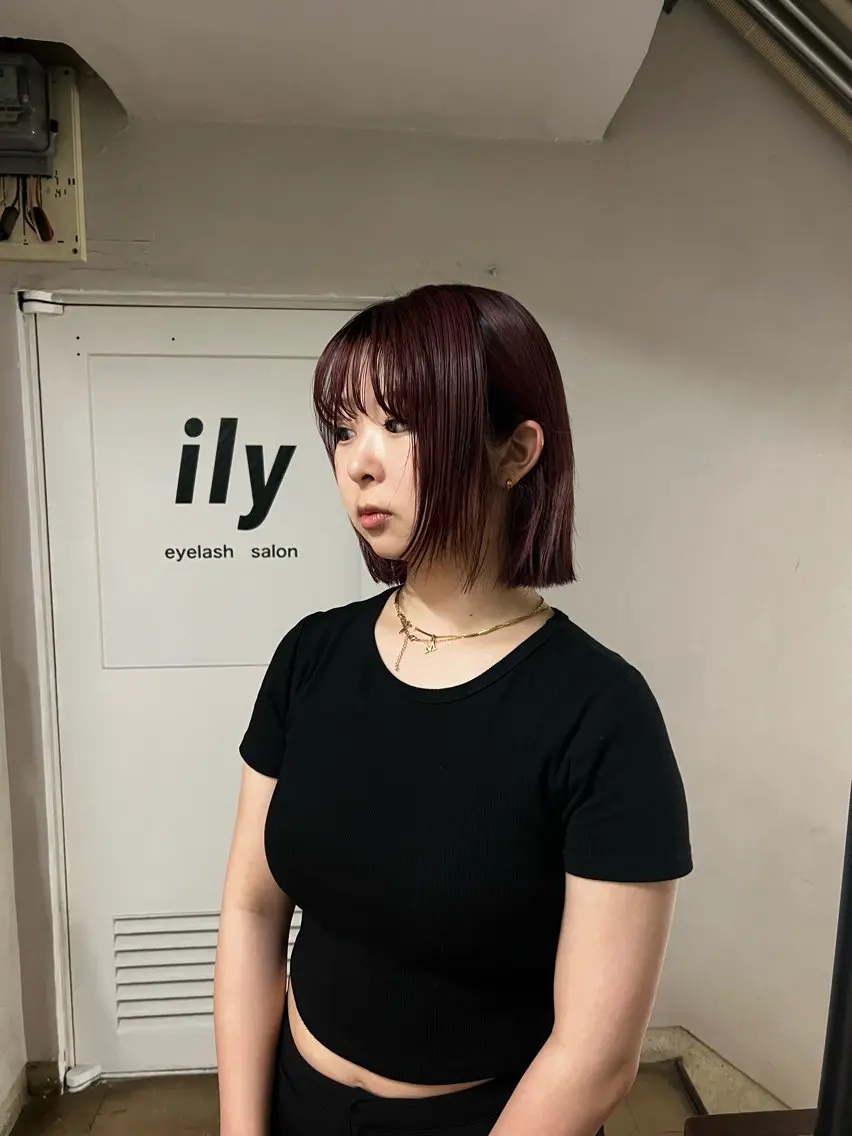 ショート カラー ヘアアレンジ 似合わせ特化 /馬場 翼のヘアスタイル