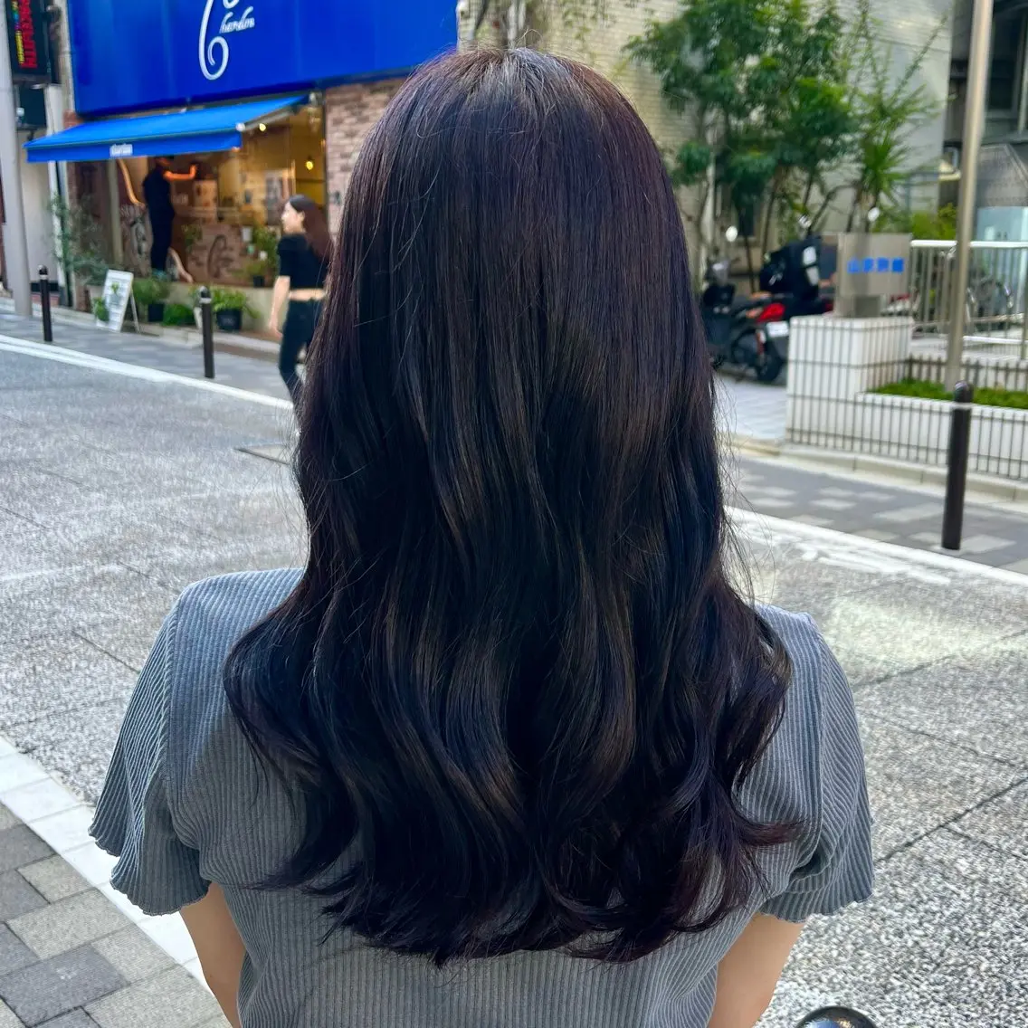 カラー カット ヘアカラー トリートメント 髪質改善/レイヤー× 縮毛矯正🤍maiのヘアスタイル