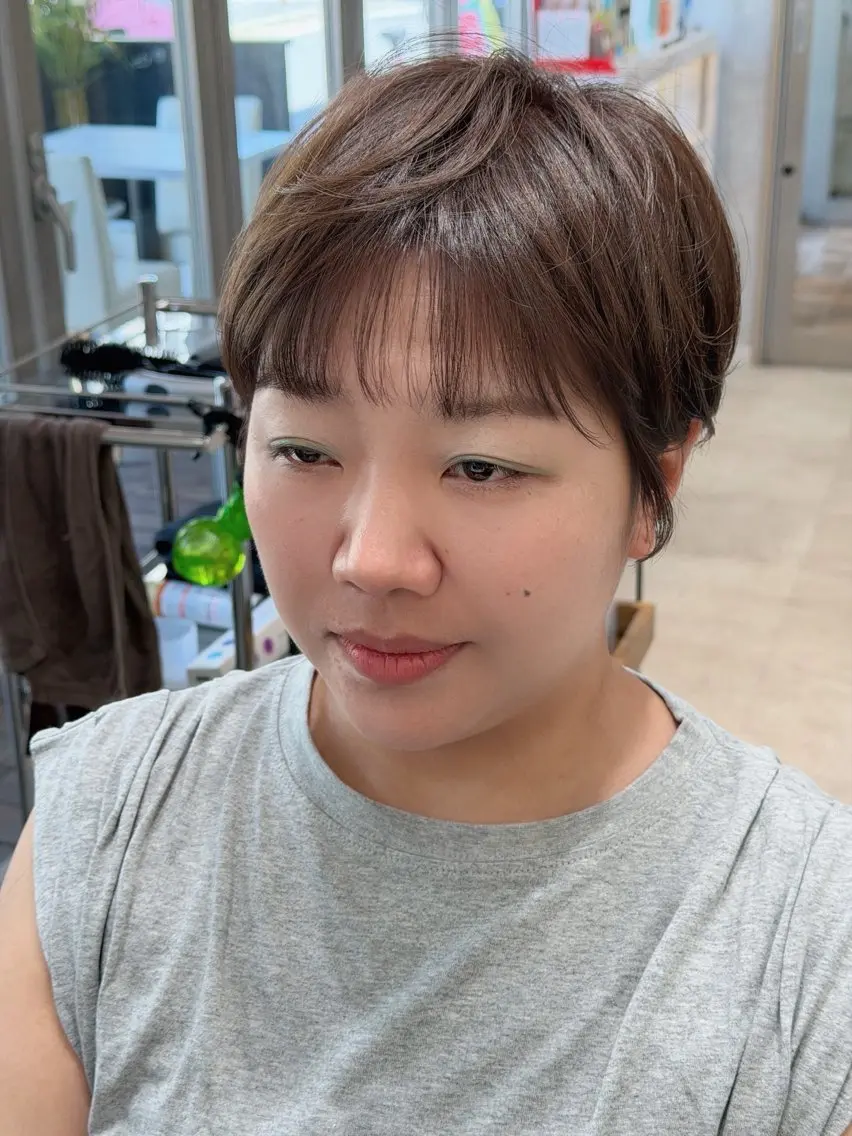 ショート カラー カット ヘアカラー トリートメント 関口 知佳のヘアスタイル