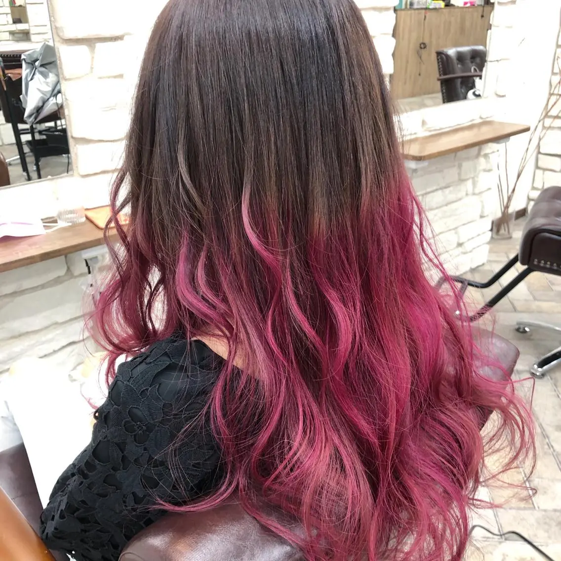 ロング ヘアセット 野中のヘアスタイル