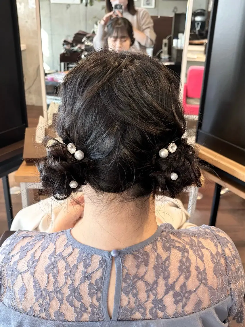 ✿大事なご予定の前に✿ヘアアレンジ🎀の写真