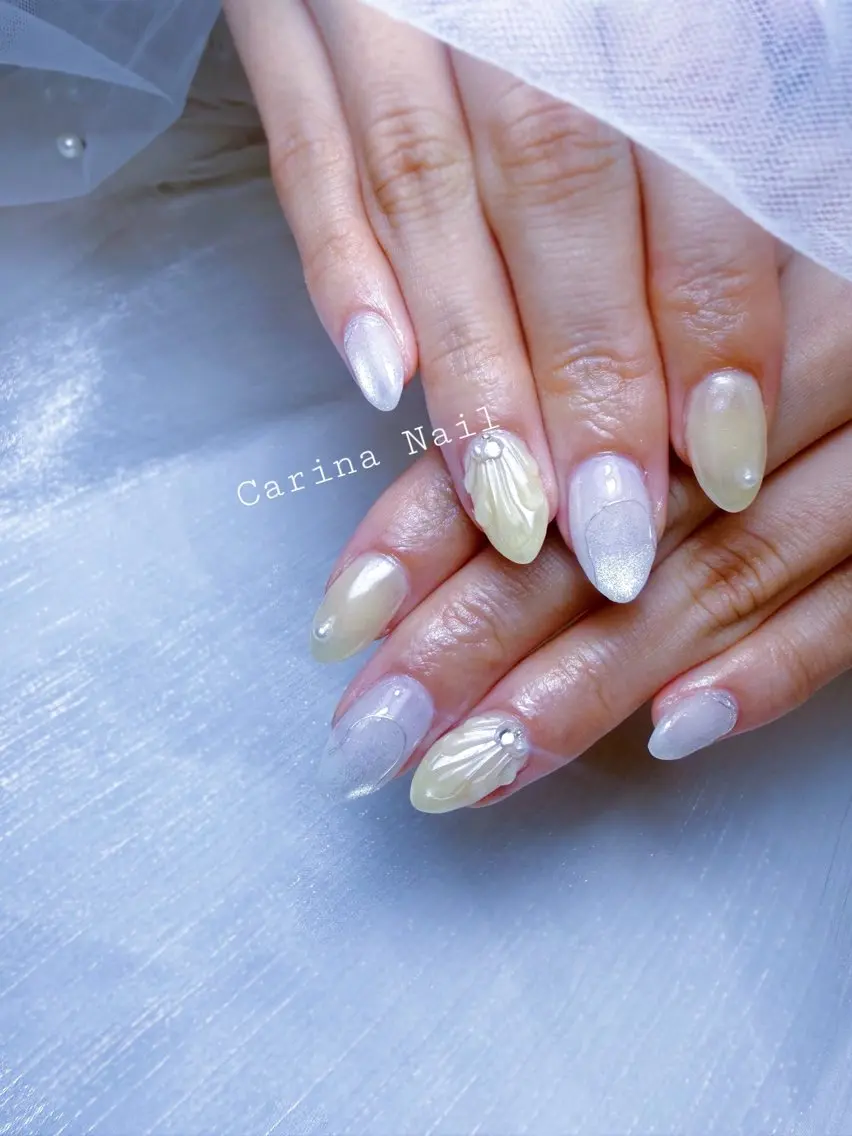 ネイル ぷっくりネイル 夏ネイル Carina Nailのネイルデザイン