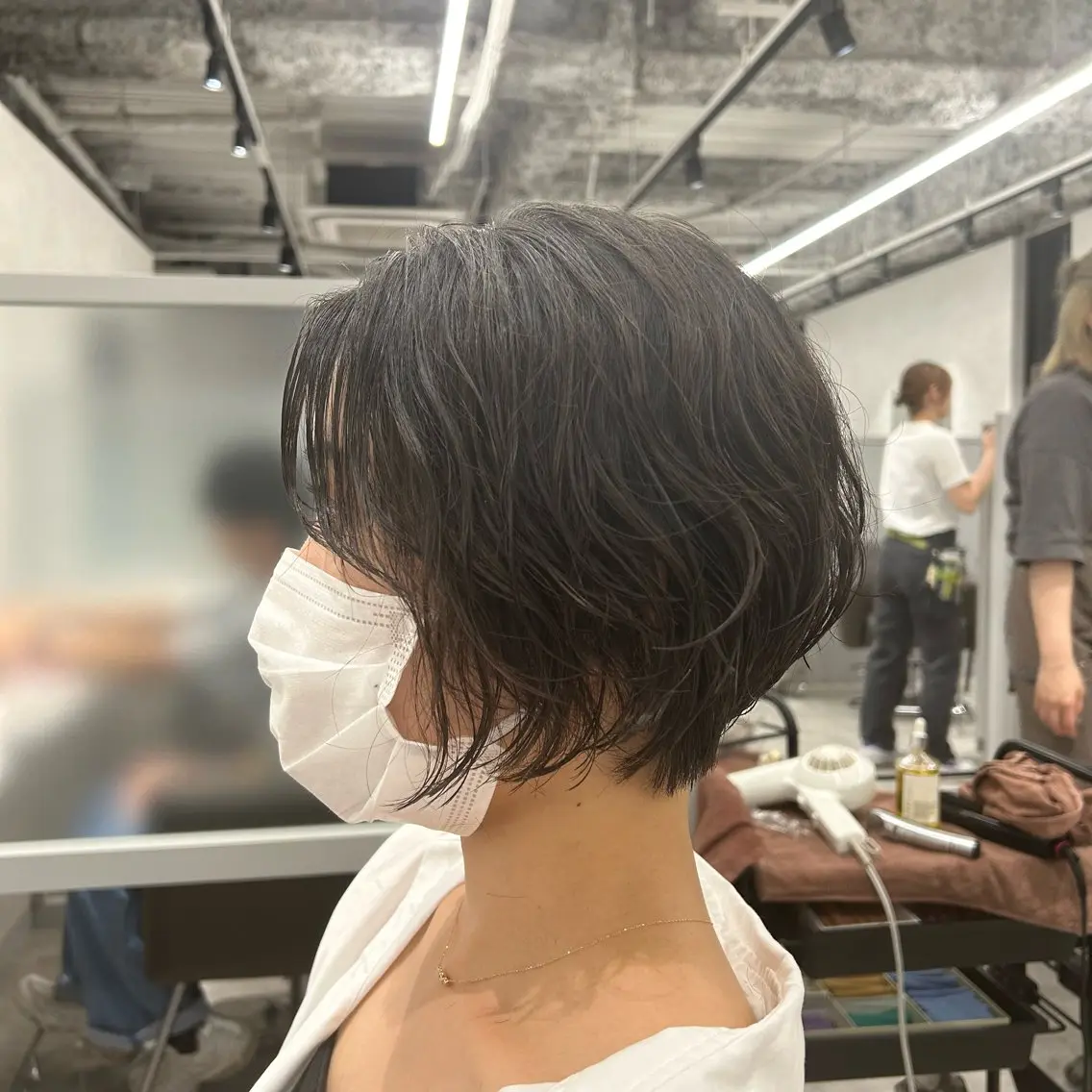 ショート ショートヘア 西梅田 トウマ モデル募集中‼️のヘアスタイル
