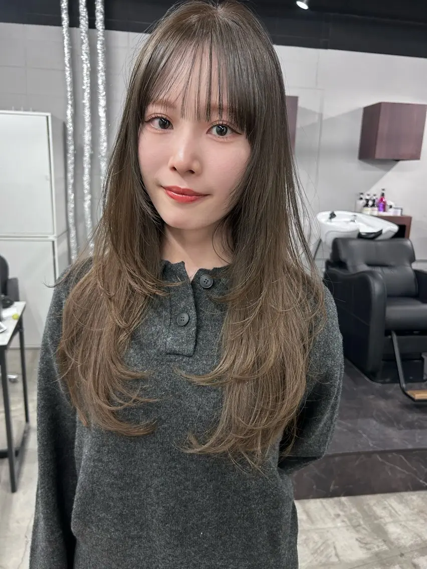 ロング カラー カット Pia ツボイ ケイタのヘアスタイル