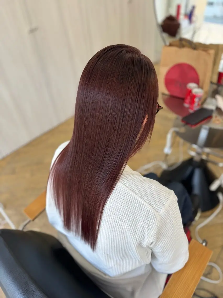 カラー ヘアカラー 遠藤 瑠夢佳のヘアスタイル