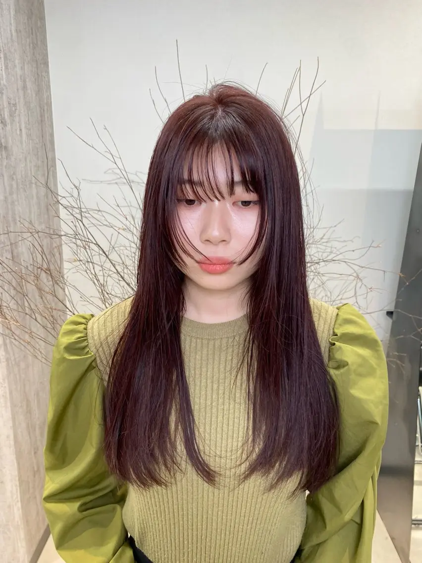 ロング 木村 夢のヘアスタイル