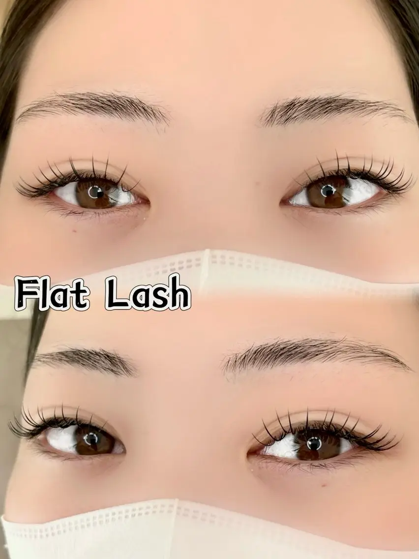 マツエク・マツパ Dカール フラットラッシュ BELL eye&beautyのマツエク・マツパデザイン