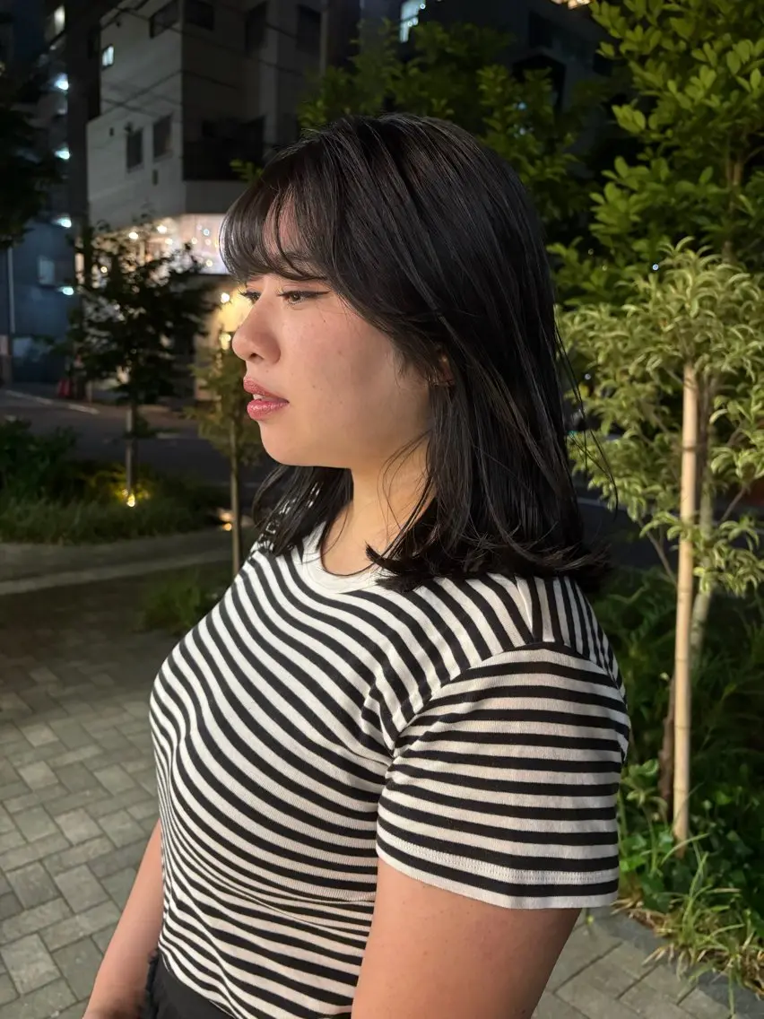 ミディアム カット eri kinjoのヘアスタイル