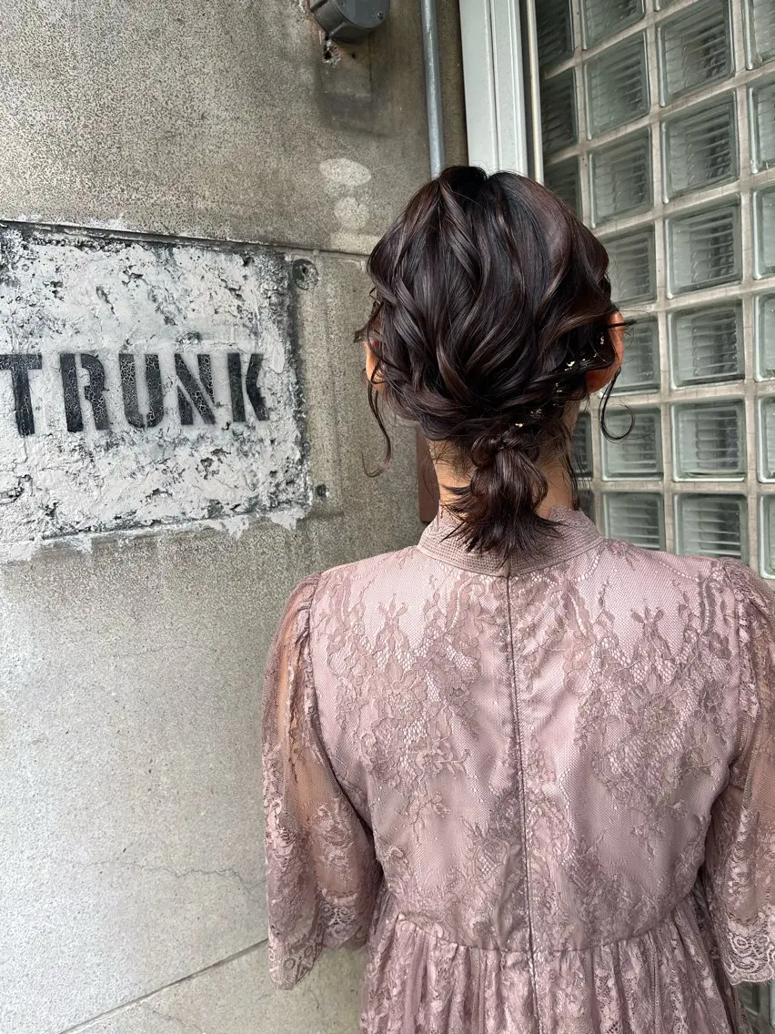 ヘアアレンジ 結婚式・ブライダル 山下 明子のヘアスタイル