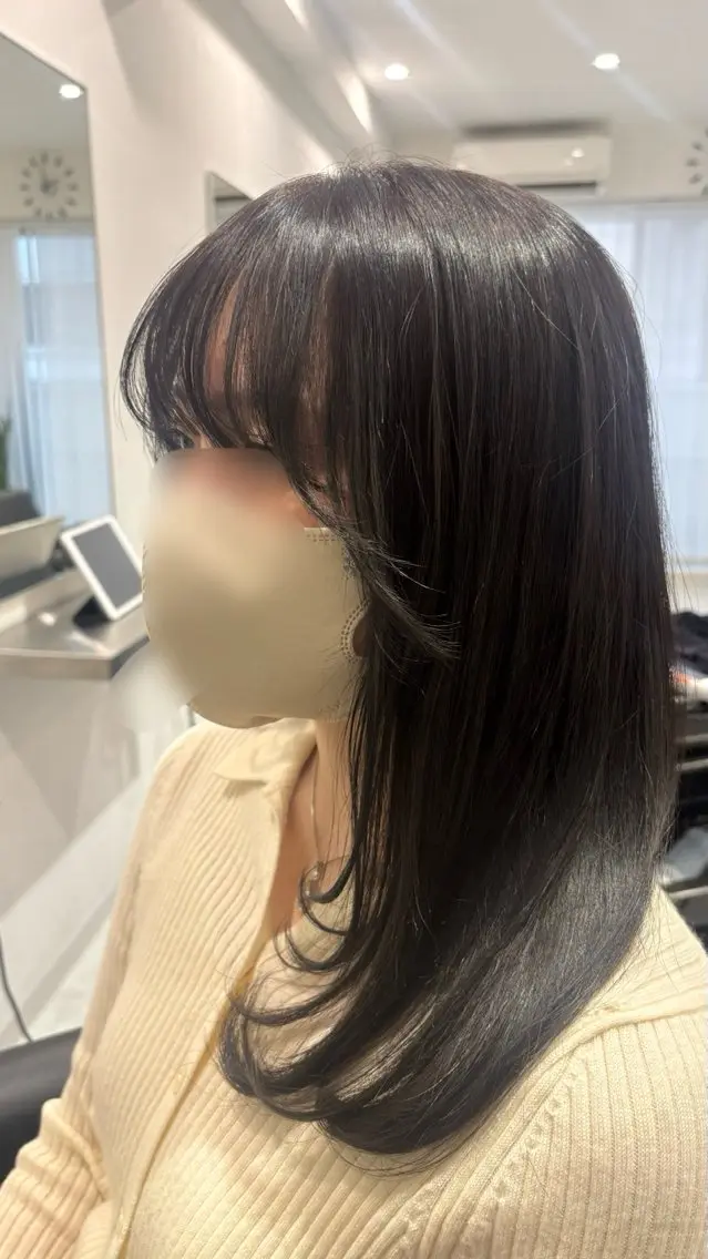 🍀前髪+顔周りカット【似合わせカット✂️】の写真
