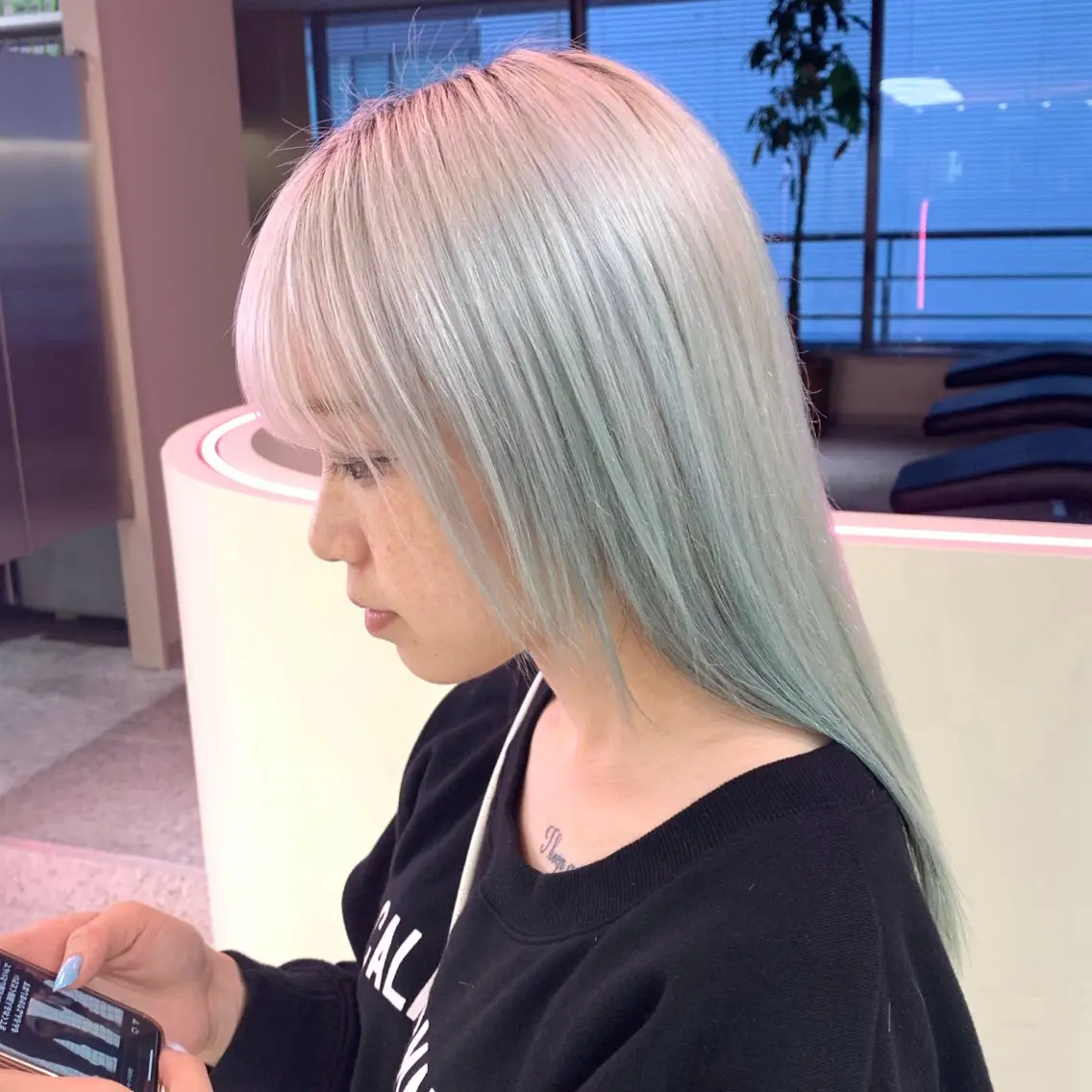 セミロング カラー ⚡️お値段以上⚡️ RYUKIのヘアスタイル