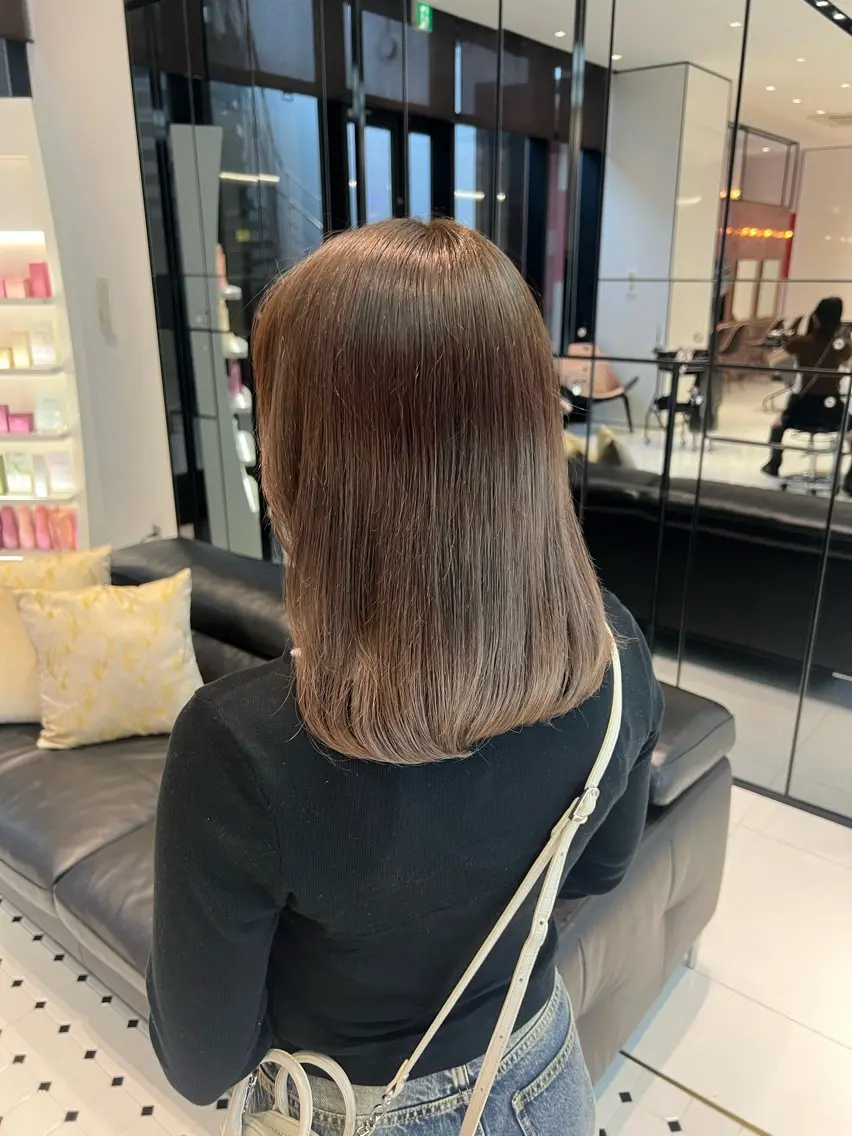 ミディアム カラー ヘアカラー 🫧SAAYA 🫧のヘアスタイル
