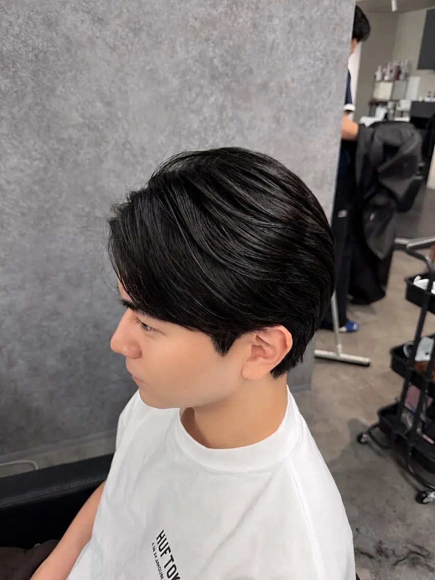 メンズ カット 縮毛矯正 シャドウパーマ/立川 メンズ/コタロウのヘアスタイル
