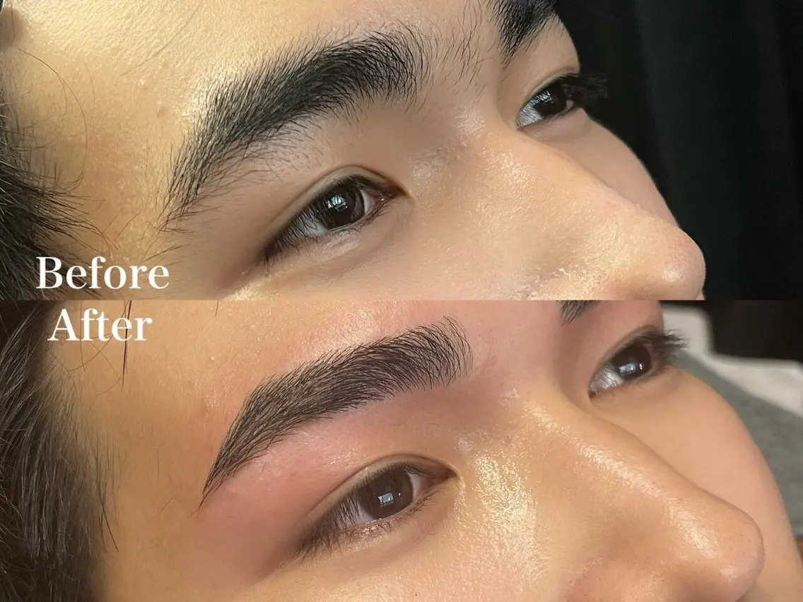 ※Jr.スタイリストが担当※《練習モデル様メニュー》メンズ眉毛ワックス✨(毛抜き、カット込み)の写真