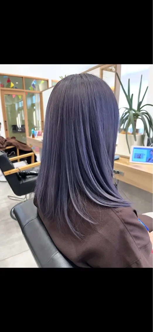セミロング カラー ヘアカラー トリートメント ハイトーン💛透明感 カラー/mikaのヘアスタイル