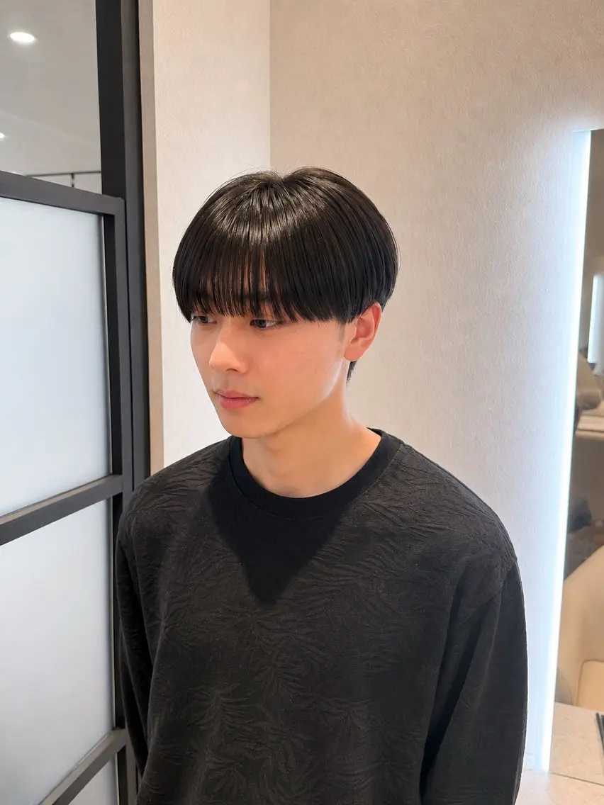 【minimo限定】mens cut + 縮毛矯正 +2stepトリートメント🍃の写真