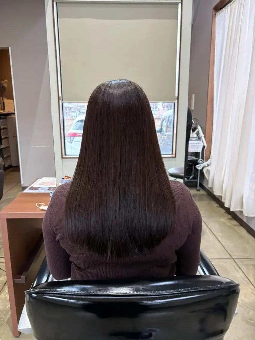 ロング カラー カット ヘアカラー 瀬戸 梨愛のヘアスタイル