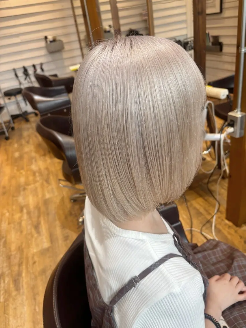 ショート カット ヘアカラー トリートメント ヘッドスパ ヘアセット 藤田大夢 /liberte高崎のヘアスタイル