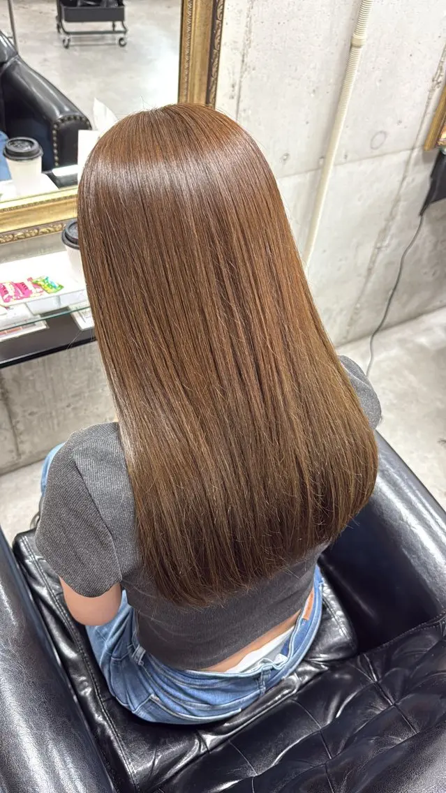 ロング カラー ベージュカラー 🫧透明感🫧ツヤ感 ✨️カラー特化のヘアスタイル