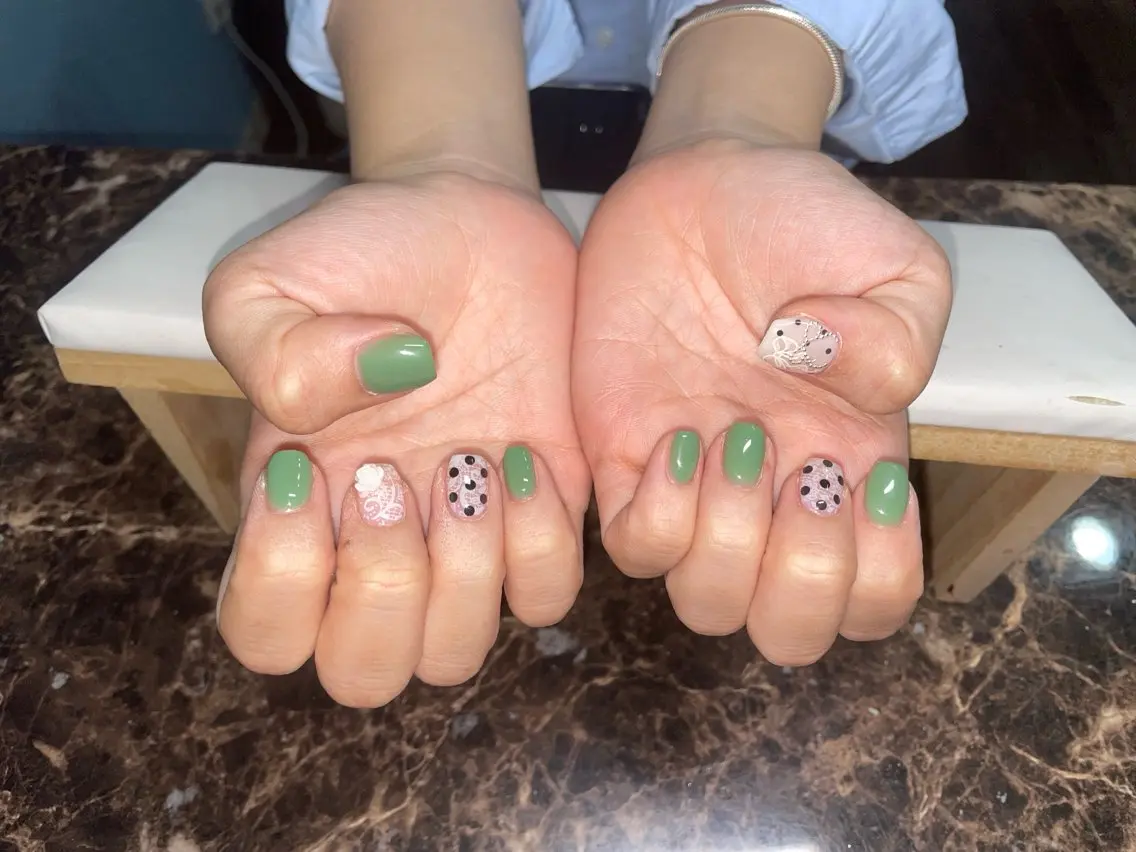 ネイル ハンドネイル IROHA NAIL 烏丸店　宝のネイルデザイン