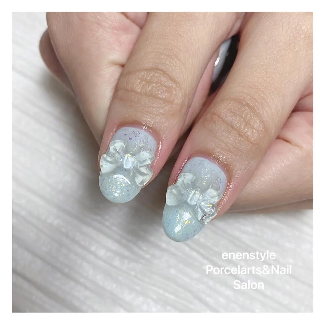 ミディアム ネイル 🐾enen style 🐾のネイルデザイン