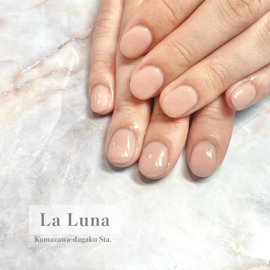 ネイル ワンカラーネイル LaLuna🌙 Natsukiのネイルデザイン