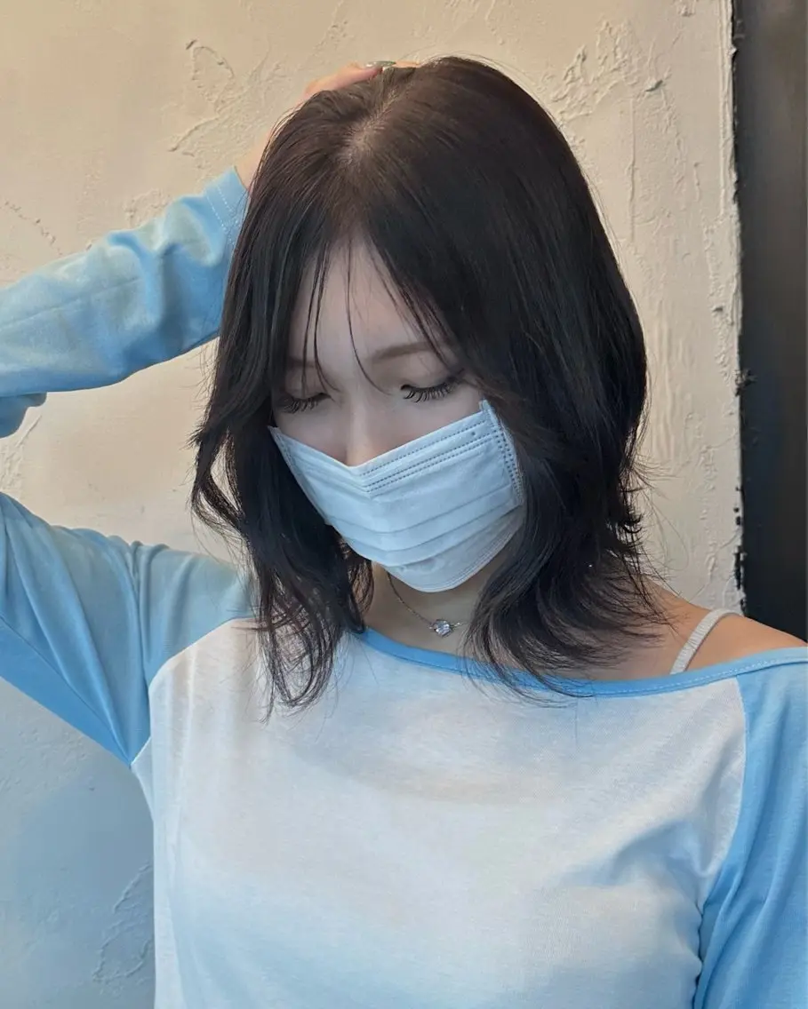 ショート くびれヘア 韓国風ヘア ヘアカラー 🦋MAYUMI🦋 モデル募集中🌺のヘアスタイル