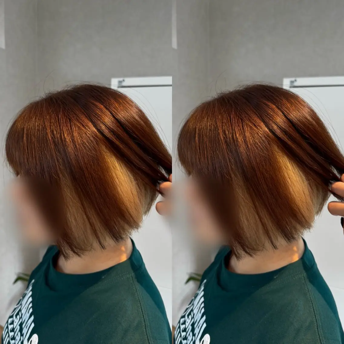 ショート カラー デザインカラー ハイトーンカラー インナーカラー ボブ カット ヘアカラー トリートメント カットモデル募集🍒 りおのヘアスタイル
