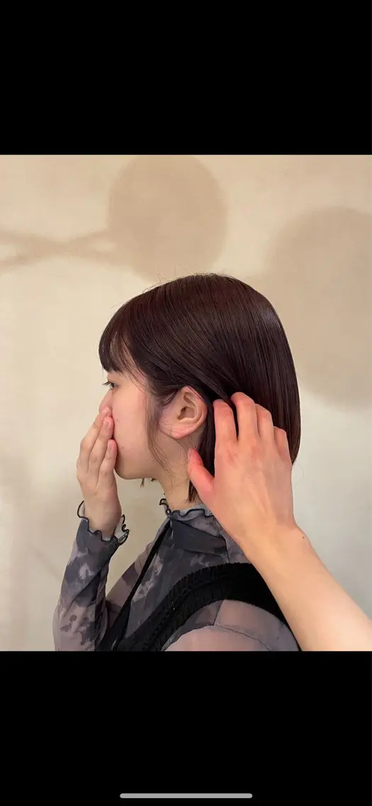 カラー ブリーチ ヘアカラー 福嶋 野愛のヘアスタイル