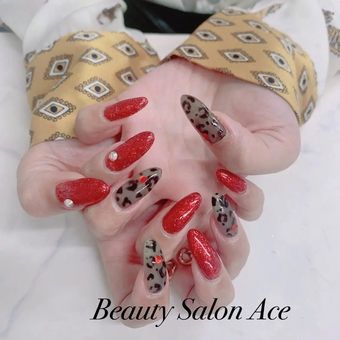 ネイル ラメ(グリッター) メンズネイル ハンドネイル ハンドケア 池袋フィルイン Ace♡Nailのネイルデザイン