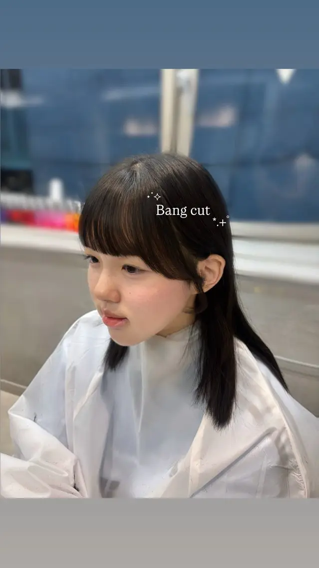 カット トリートメント うる艶カラー 顔周りカット♡ikuのヘアスタイル
