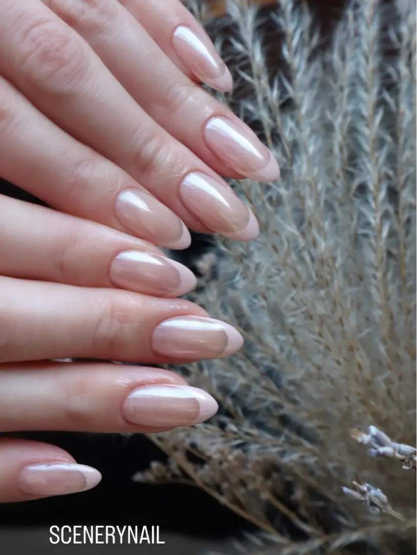 ネイル フレンチネイル ハンドネイル SCENERY NAILのネイルデザイン