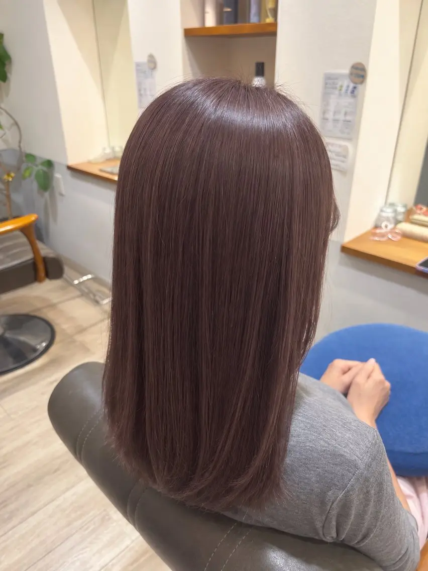 ワンカラー+血行促進ヘッドスパ✨の写真