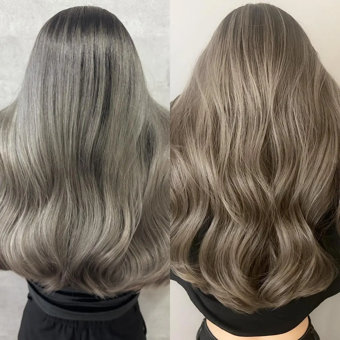 ロング カラー アディクシーカラー バレイヤージュ ブリーチ ケアブリーチ 透明感カラー ヘアカラー トリートメント Grow by NYNY 打越裕樹のヘアスタイル