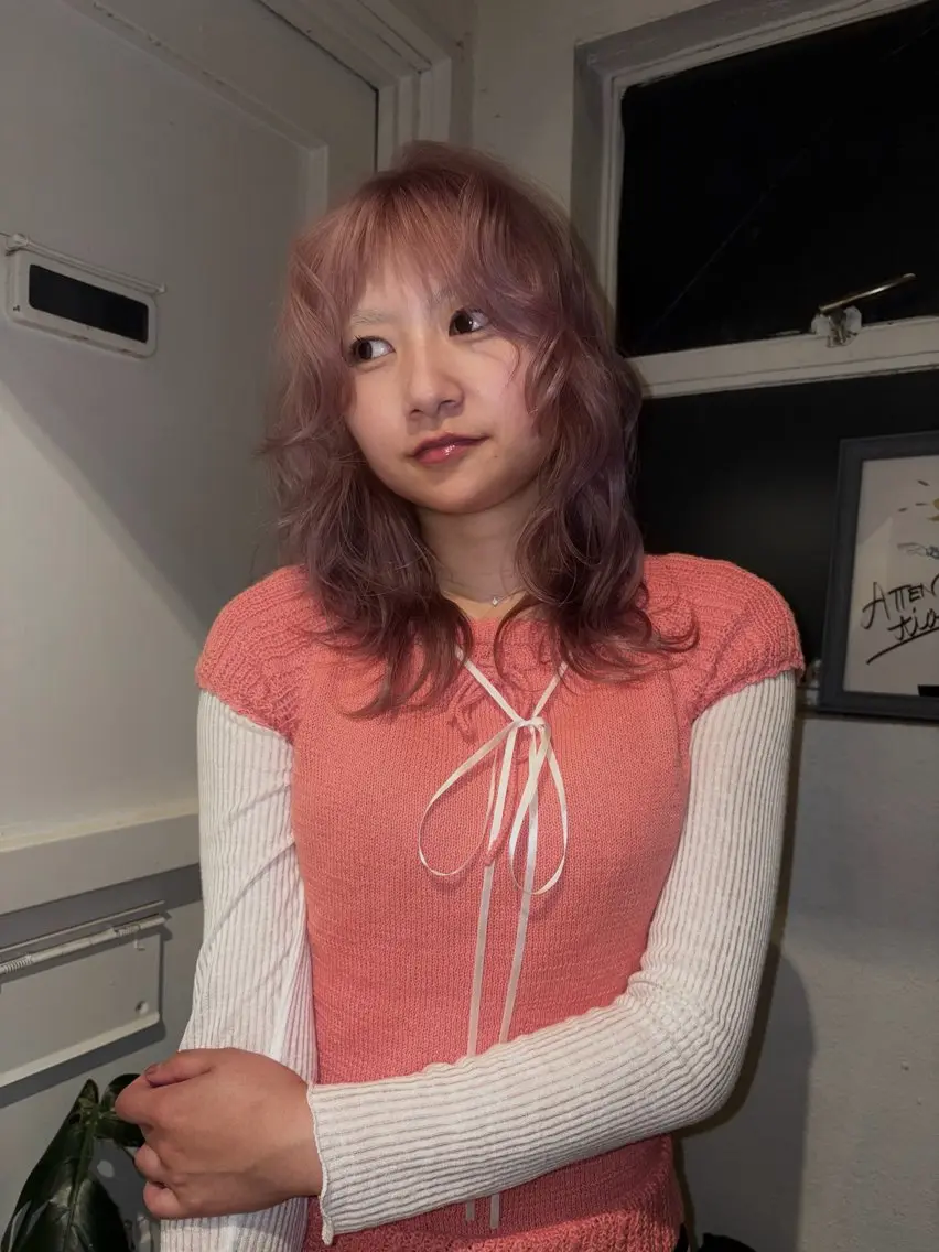 カラー Sakura / 柔らかカラー🐈‍⬛のヘアスタイル