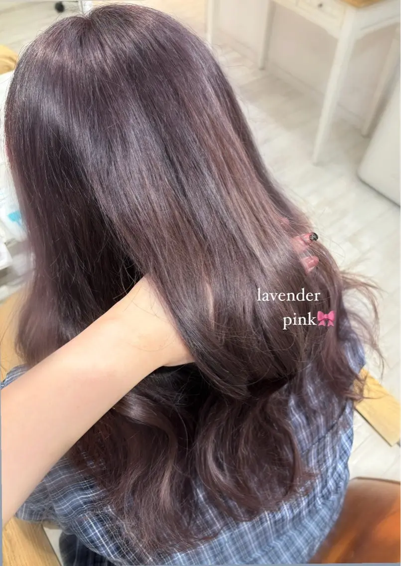 ロング ヘアカラー トリートメント レイヤーカット/ 透明感カラー🤍楓のヘアスタイル