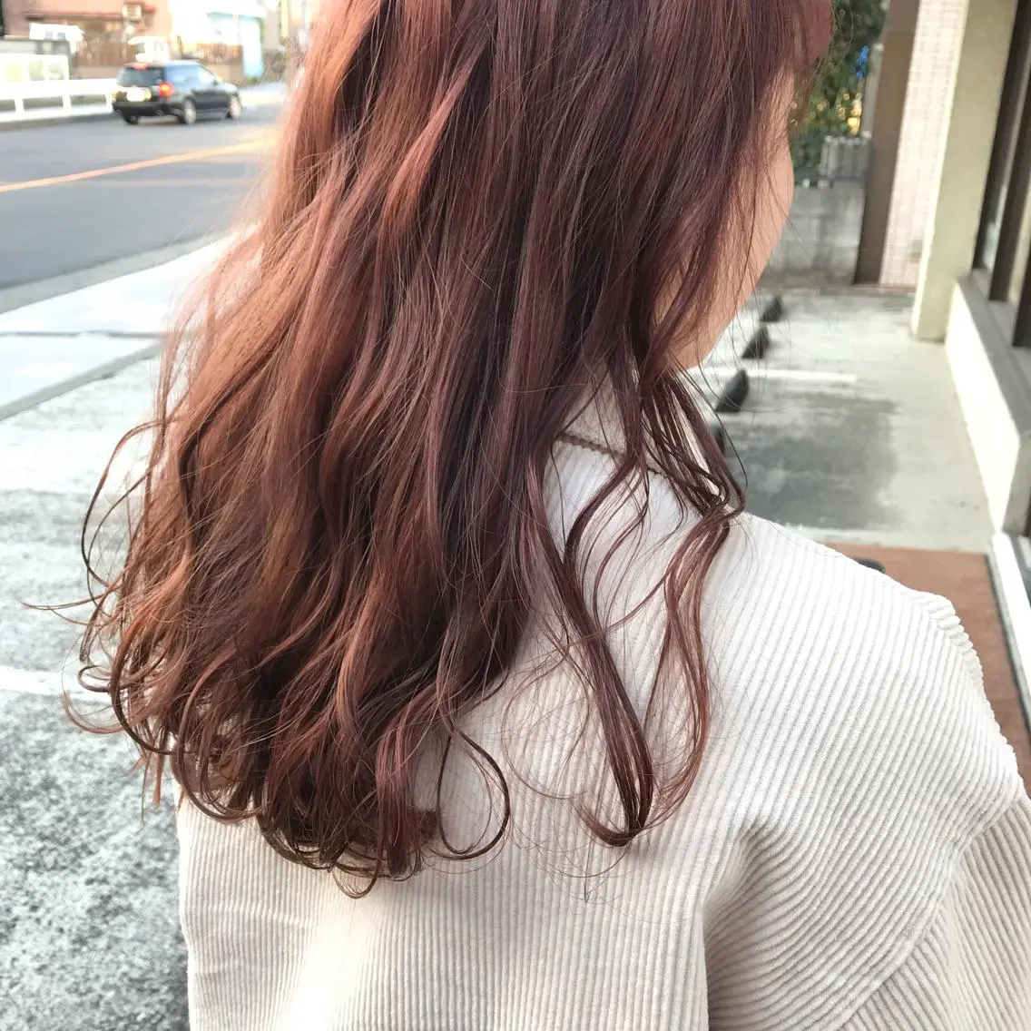 ロング カラー riho/レイヤー/ ハイトーン/ブリーチのヘアスタイル